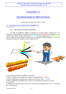 CHAPITRE VI TECHNOLOGIE ET PREVENTION