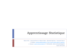 Apprentissage Statistique
