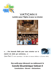 VATICAN II Concile Œcuménique Vatican II