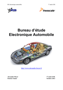 Bureau d`étude Electronique Automobile