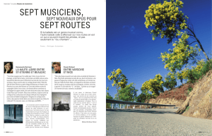 sept musiciens, sept routes