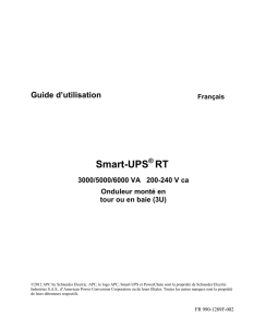 Smart-UPS RT - Onduleurs.fr