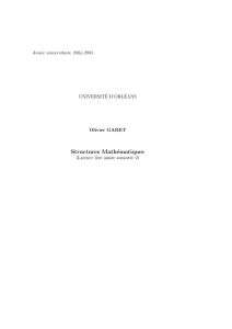 Cours de Structures mathématiques 2004-2005 au format pdf