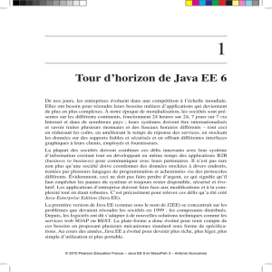 Tour d`horizon de Java EE 6