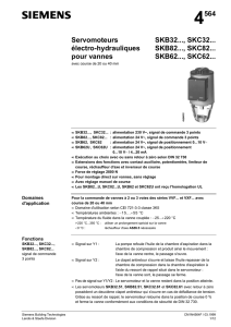 4564 Servomoteurs électro-hydrauliques pour vannes