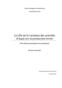 Le rôle des matériaux authentiques et des matériaux construits dans