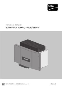 Instructions d`emploi - SUNNY BOY 1300TL/1600TL