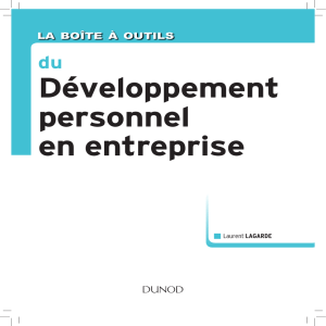 Boîte à outils du développement personnel en entreprise