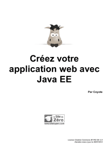 Créez votre application web avec Java EE