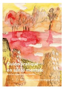 Guide pratique en santé mentale - Centre de Santé Mentale Angevin