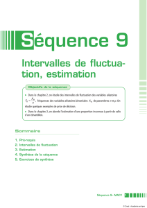 Intervalles de fluctuation