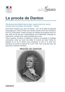 Justice / Portail / Le procès de Danton