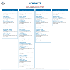 CONTACTS