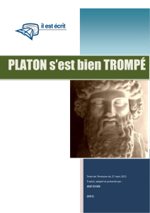 PLATON s`est bien TROMPÉ