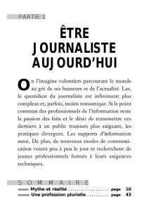 être journaliste aujourd`hui