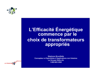 Les transformateurs performants