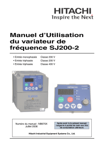 Manuel Instruction SJ200-2