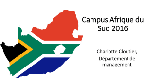 Campus Afrique du Sud 2016