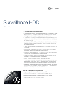 Surveillance HDD