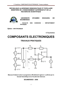 Composants Electroniques TP