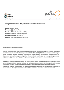 Analyse comparative des publicités sur les réseaux sociaux