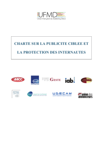 Charte sur la publicité ciblée et la protection des internautes