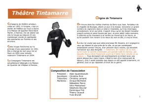 pressbook - Théâtre Tintamarre