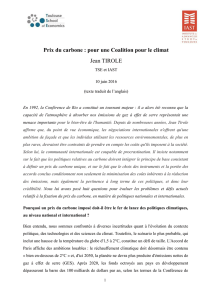 Prix du carbone : pour une coalition pour le climat (PDF