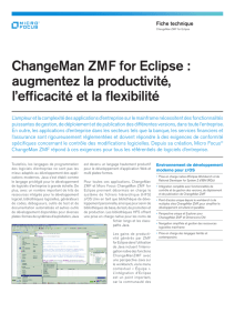 ChangeMan ZMF for Eclipse