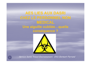 aes lies aux dasri - CHU de Clermont