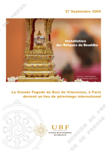 DPresse_UBF - Union Bouddhiste de France