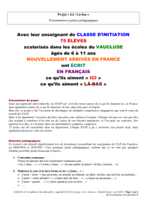 projet ICI / LA-BAS - Académie d`Aix