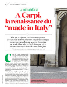 A Carpi, “made in Italy”