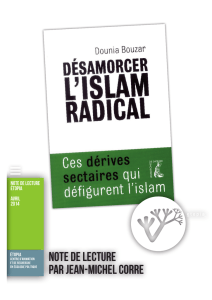 Désamorcer l`islam radical