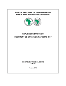 2013-2017 - Congo - Document de stratégie pays