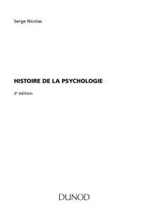 histoire de la psychologie