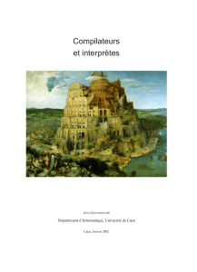 Compilateurs et interprètes - Documentations et Commandes LINUX