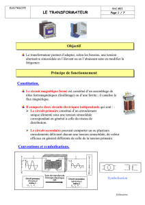 E15 : Le transformateur