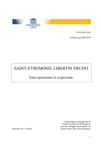 saint-evremond, libertin erudit