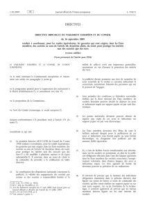 Directive 2009/101/CE du Parlement européen et du