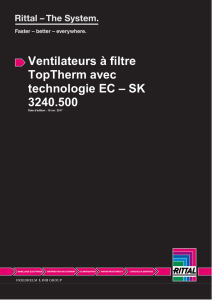 Ventilateurs à filtre TopTherm avec technologie EC – SK 3240.500