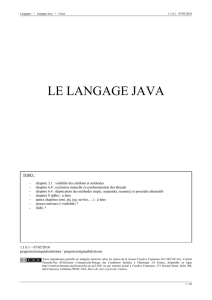 Le langage Java