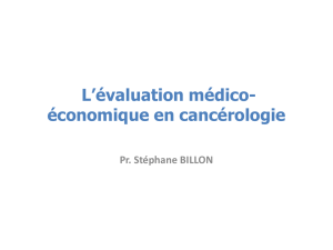 Pr Stéphane BILLON – Professeur en Economie de la Santé