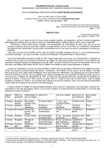 interprétation de l`apocalypse, renfermant l`histoire des sept ages de