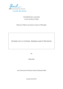 danser face au systeme : kierkegaard et nietzsche