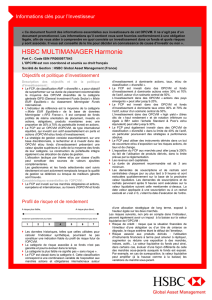 HSBC MULTIMANAGER Harmonie
