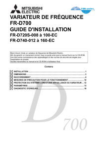 fr-d700, guide d`installation