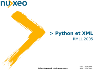 Python et XML
