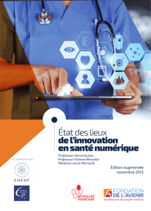 État des lieux de l`innovation en santé numérique