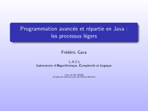 Programmation avancée et répartie en Java : les processus
